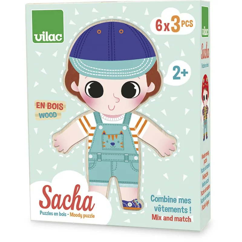 Vilac Obliekacie puzzle Sacha