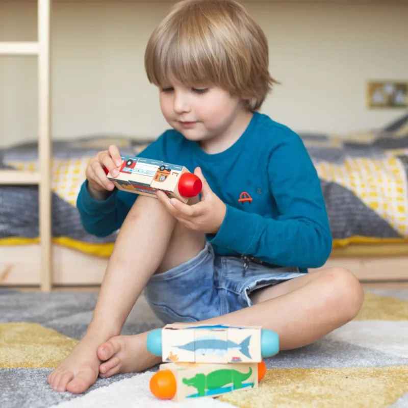 Bigjigs Toys Motorický valec Život v mori