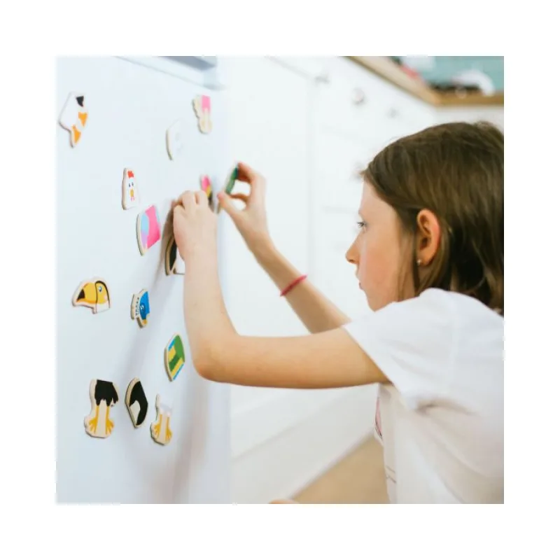 Bigjigs Toys Magnetické puzzle Vtáčí priatelia
