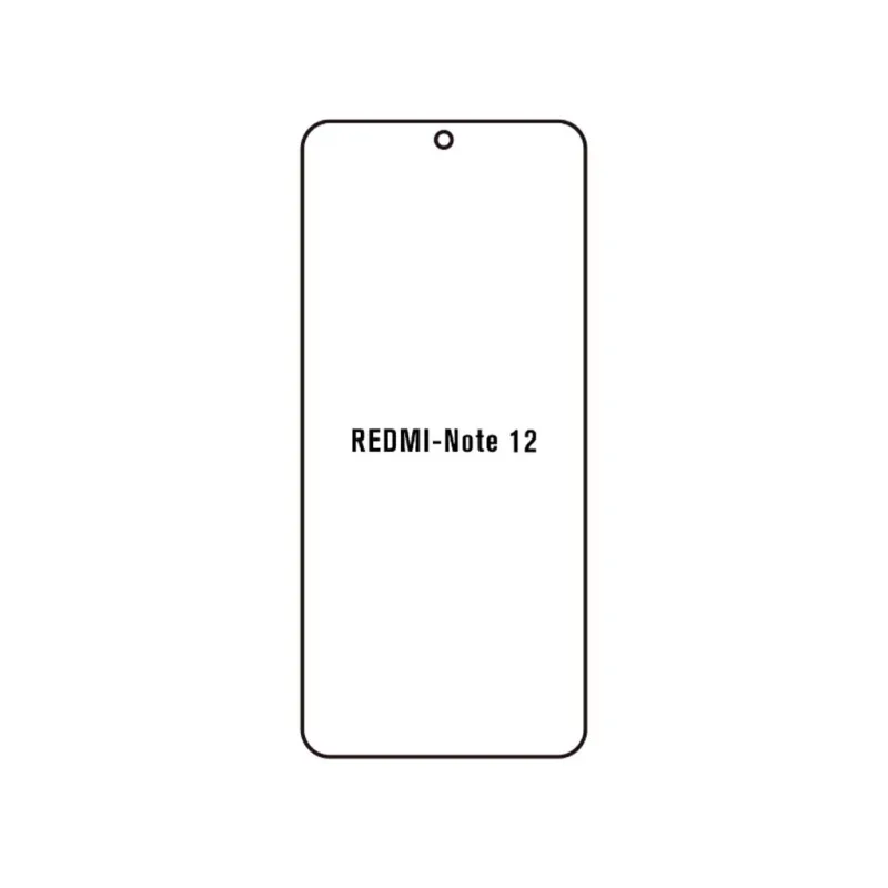 Ochranná fólia Sunshine Hydrogel pre Xiaomi Redmi Note 12 5G Variant:: zadná čirá