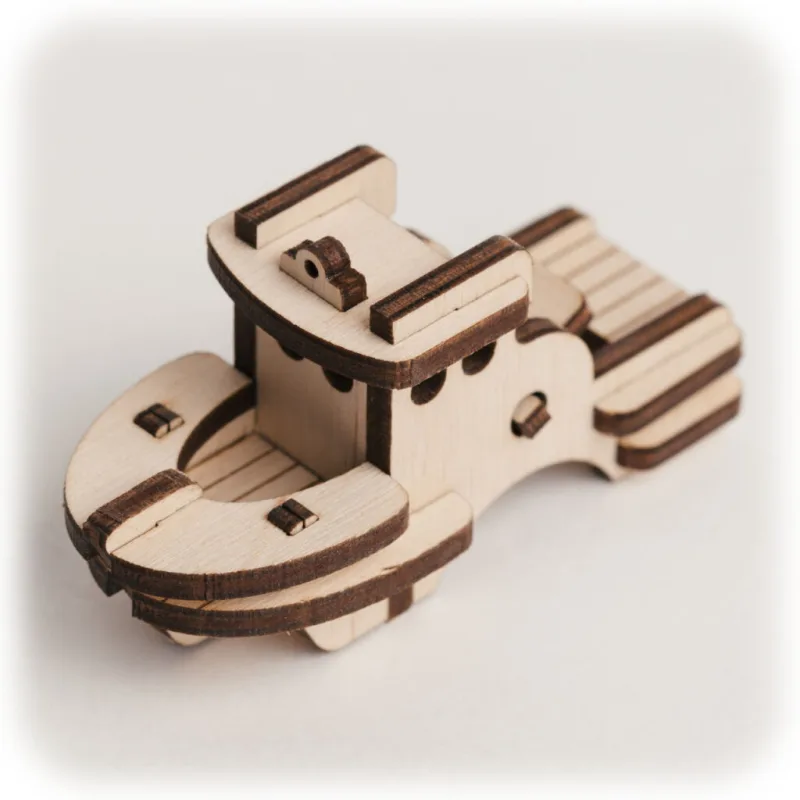 Drevené 3D puzzle Loď