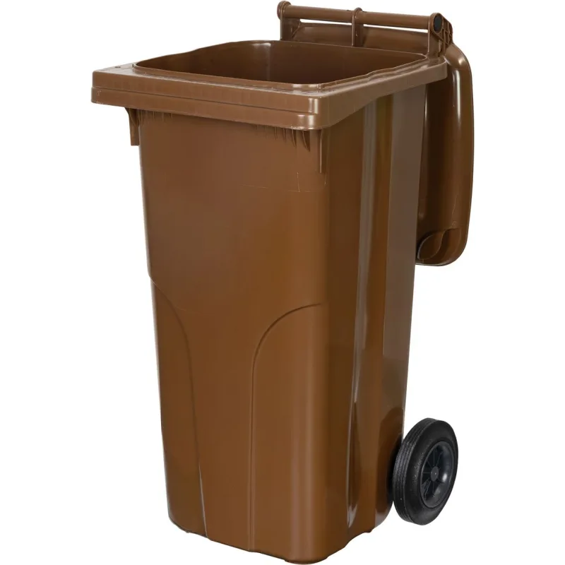 Smetná nádoba MGB 120 l, plastová, hnedá, HDPE