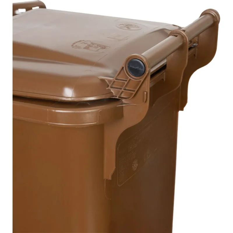 Smetná nádoba MGB 120 l, plastová, hnedá, HDPE