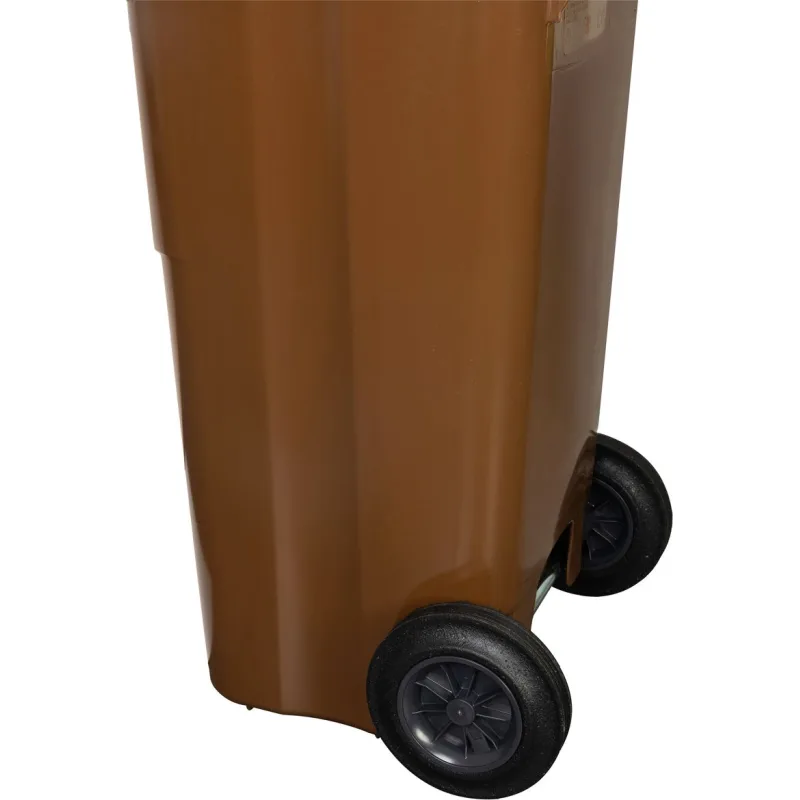 Smetná nádoba MGB 120 l, plastová, hnedá, HDPE