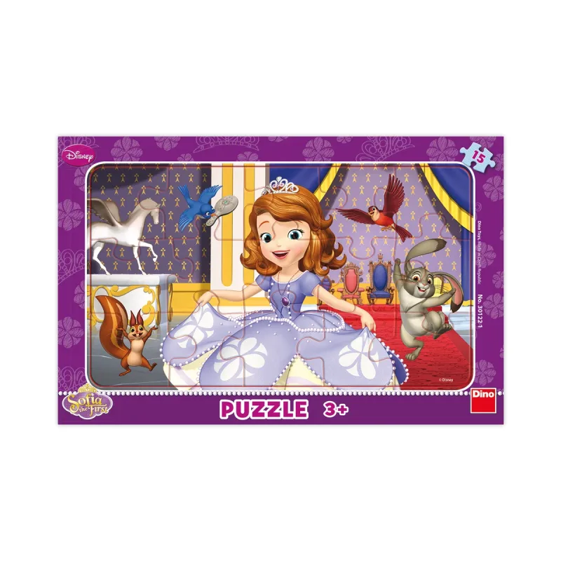 Dino Puzzle doskové Sofia prvá 15 dielikov