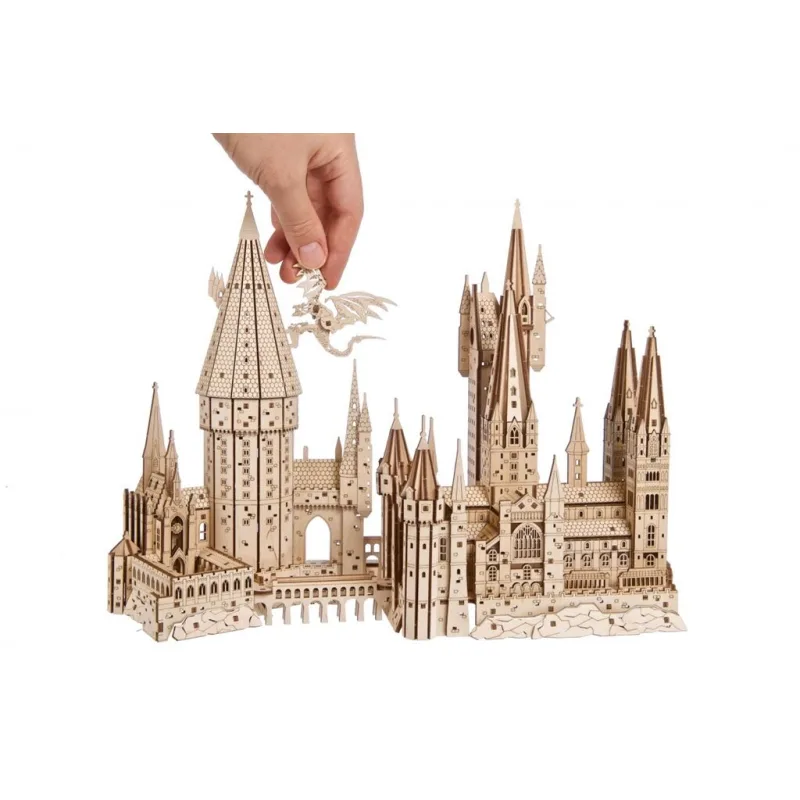 Ugears 3D mechanické puzzle - Rokfort, Harry Potter