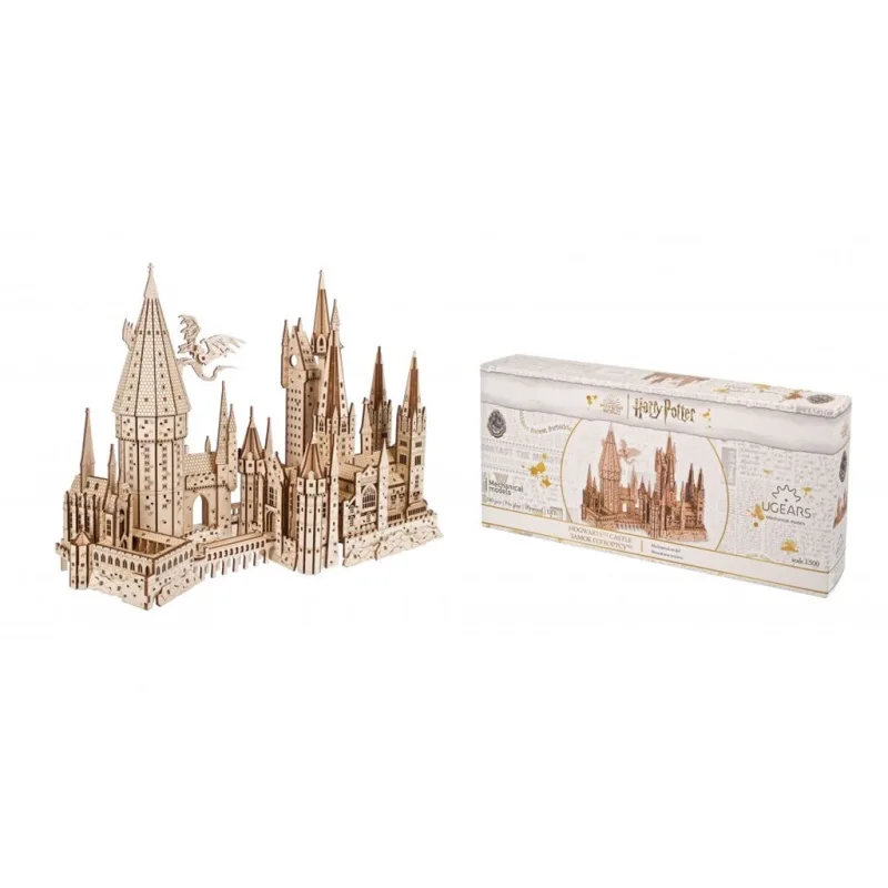 Ugears 3D mechanické puzzle - Rokfort, Harry Potter