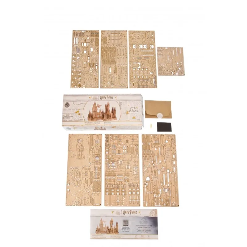 Ugears 3D mechanické puzzle - Rokfort, Harry Potter