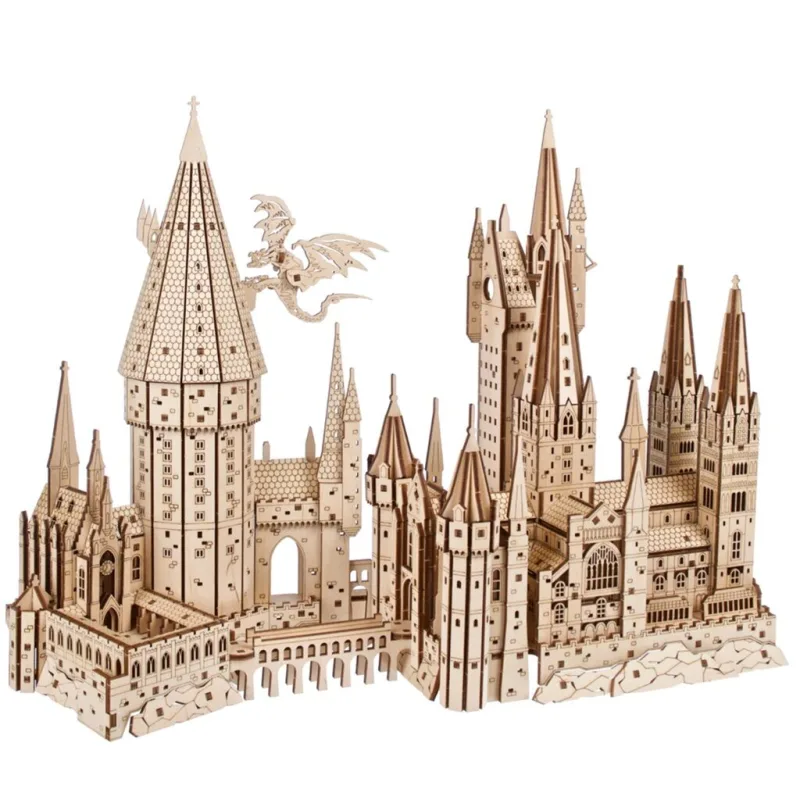 Ugears 3D mechanické puzzle - Rokfort, Harry Potter