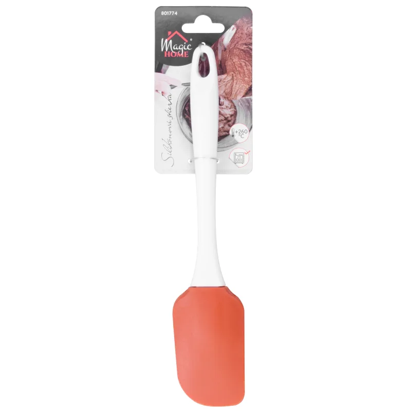 Stierka na pečenie MagicHome, silikón, červená, 25 cm