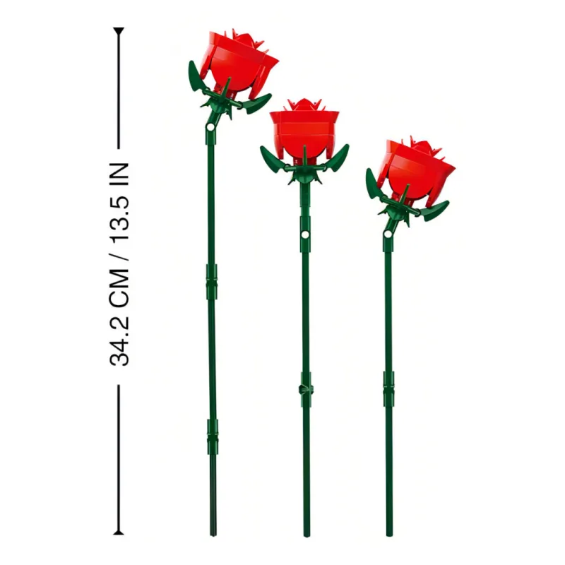 Sluban Flowers M38-B1121B Ruže s Ľaliou