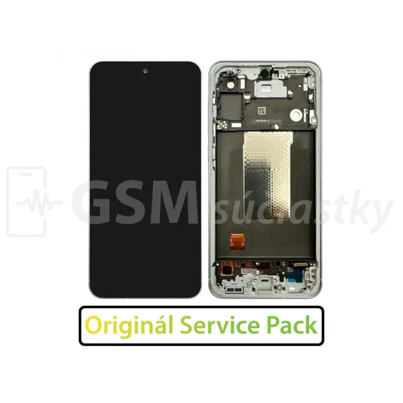 LCD Displej + Dotykové sklo + Predný kryt Samsung Galaxy A56 5G A566 - originál Farba: Ružová