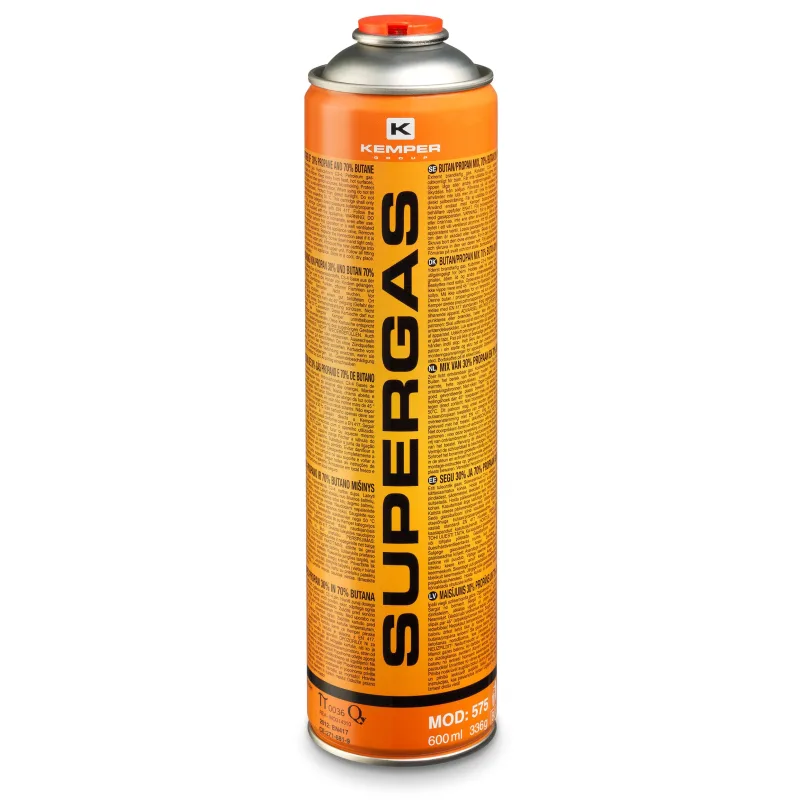 Kartuš KEMPER 575, 600 ml, 330 g, SUPERGAS, Propán-Bután