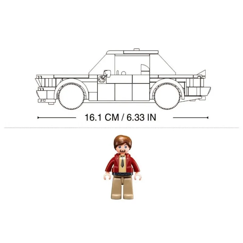 Sluban Model Bricks M38-B1126 Klasický automobil 2002