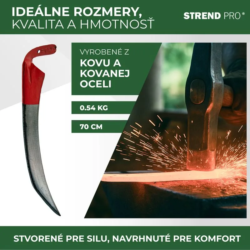 Kosa na trávu EURO 700 mm, kovaná