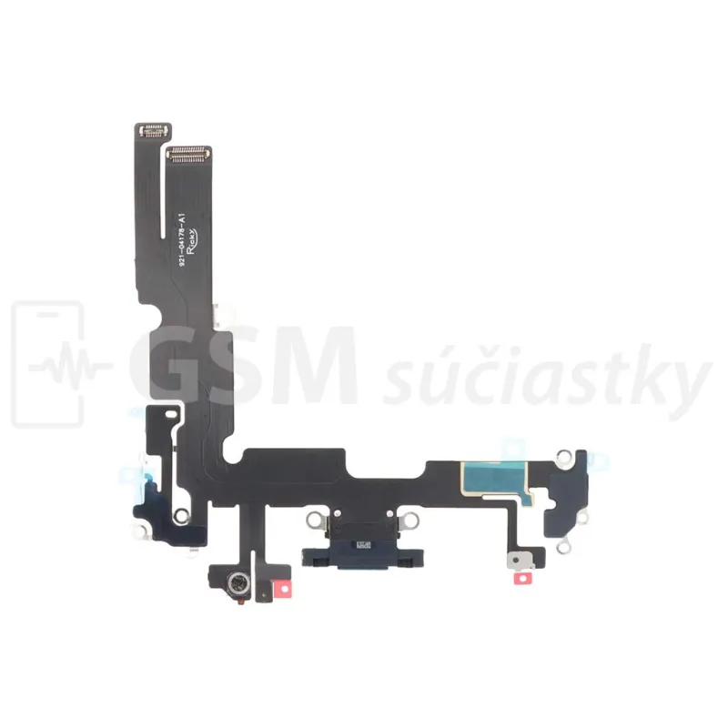 Flex kábel nabíjania iPhone 14 Plus - nabíjací konektor, mikrofón