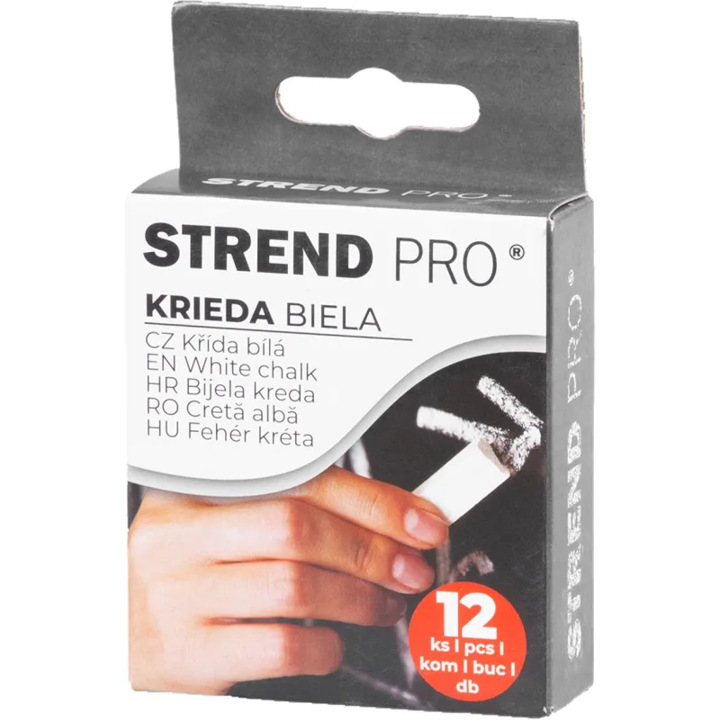 Krieda Strend Pro, biela, 1x1x10 cm, balenie 12 ks