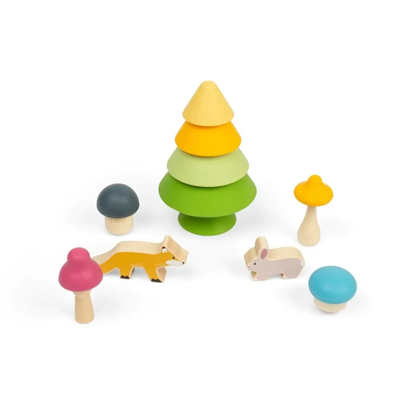 Bigjigs Toys Hrací set Lesné zvieratká
