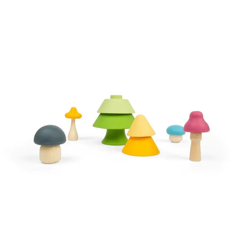 Bigjigs Toys Hrací set Lesné zvieratká