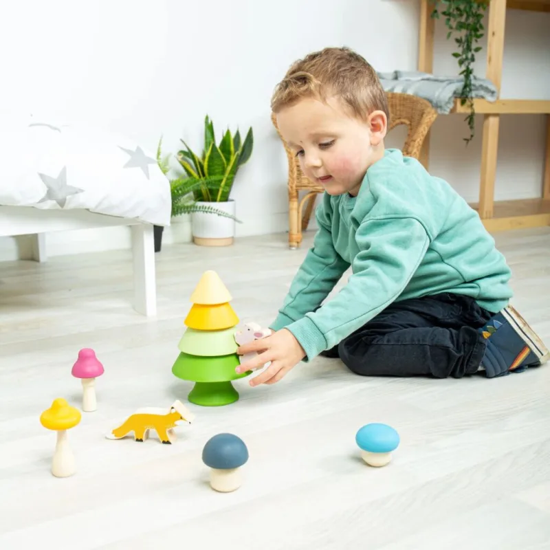 Bigjigs Toys Hrací set Lesné zvieratká