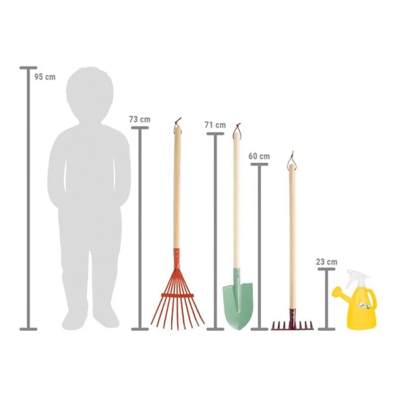 Súprava záhradného náradia s kanvičkou Tiny Garden