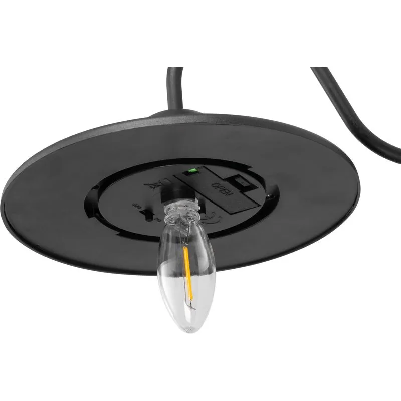 Solárna lampa na stenu/plot – LED osvetlenie, 23,5x18x20 cm