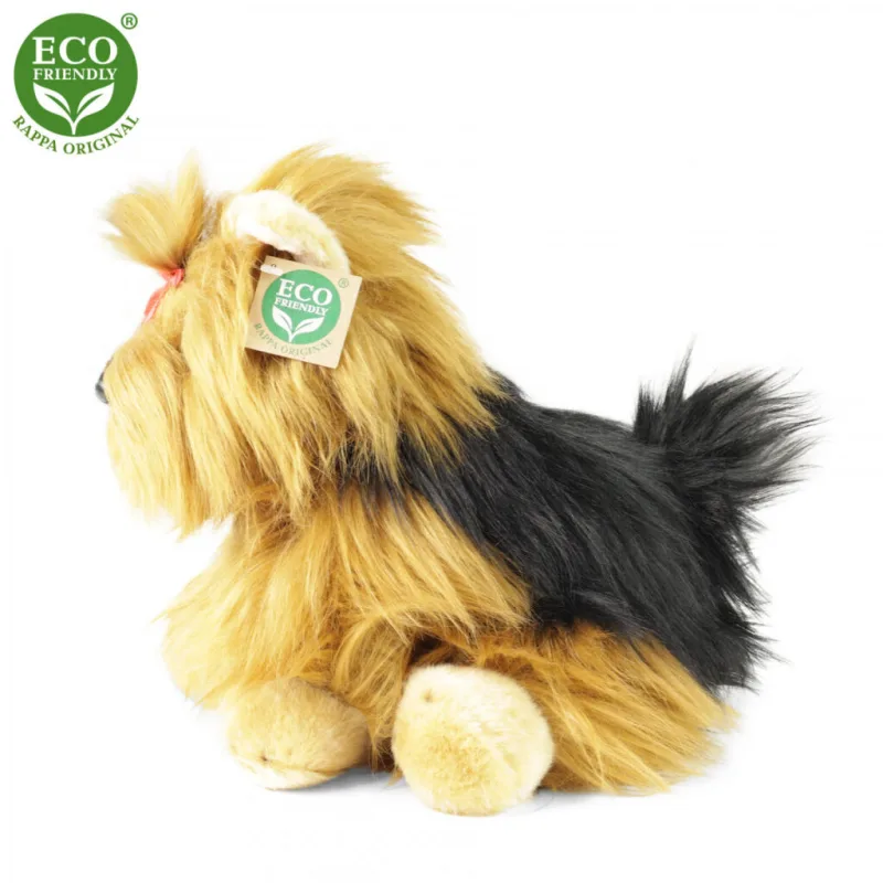 Plyšový pes Jorkšír sediaci 30 cm ECO-FRIENDLY