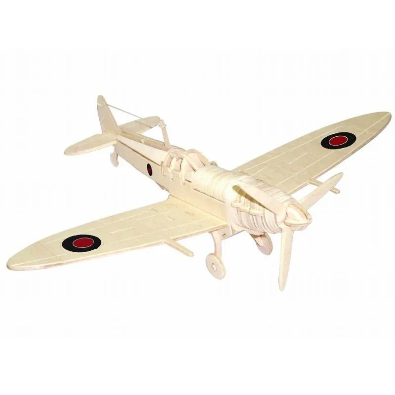 Woodcraft Drevené 3D puzzle Spitfire P301