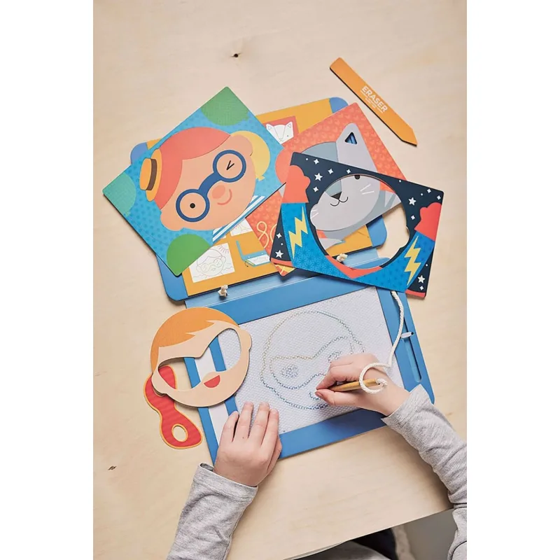 Petitcollage Magnetická kresliaca tabuľka Vtipné tváre