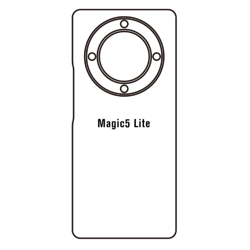 Ochranná fólia Sunshine Hydrogel pre Honor Magic 5 Lite 5G Variant:: zadná čirá