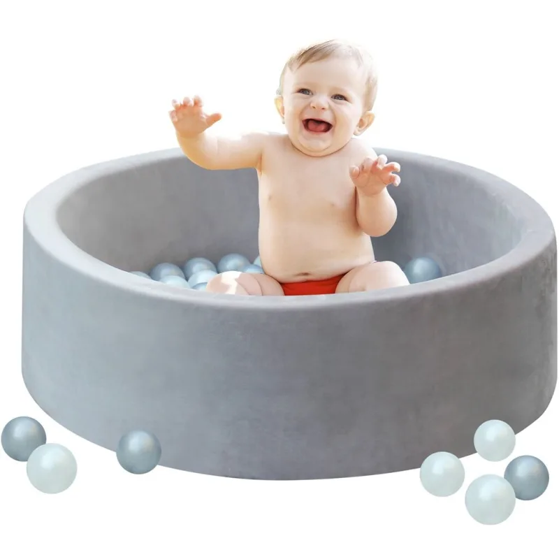 2Kids Toys Guľôčkový bazén šedý