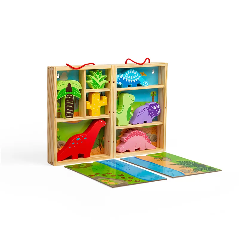 Bigjigs Toys Krabička na hranie Dinosaury