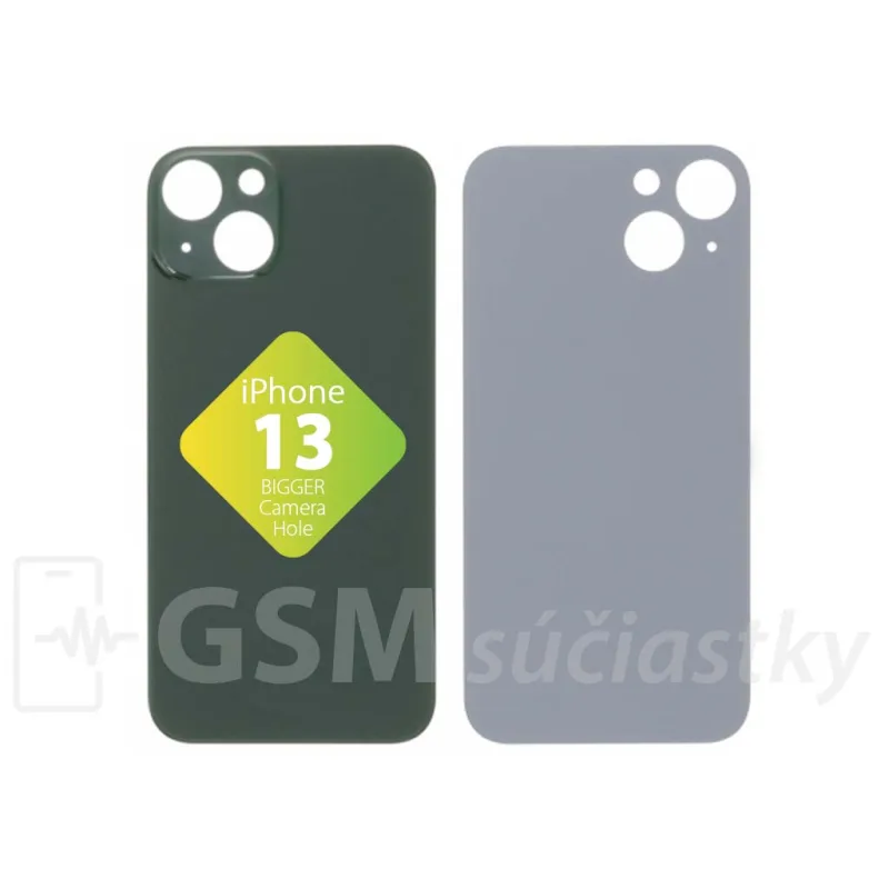 iPhone 13 - Zadné sklo housingu Zelené