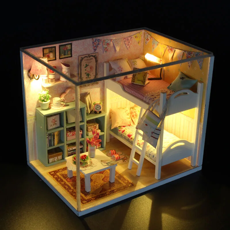 Dvěděti Miniatúra domčeka Cherylina izba