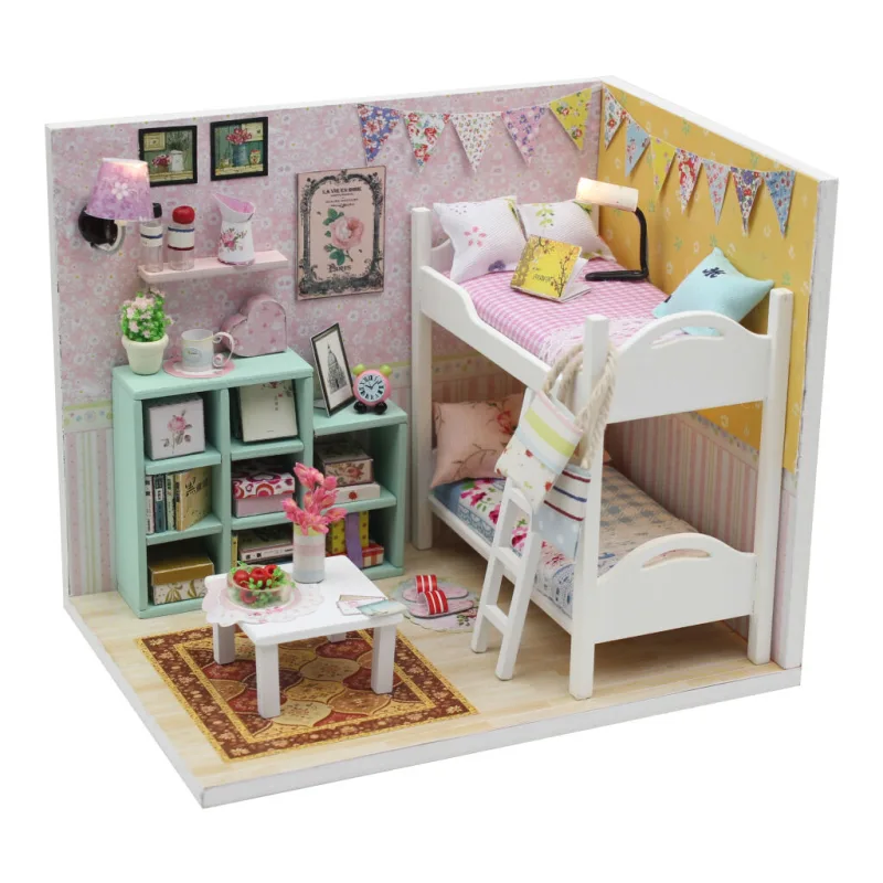Dvěděti Miniatúra domčeka Cherylina izba