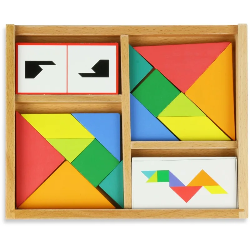 Drevený tangram