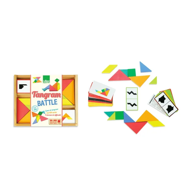 Drevený tangram