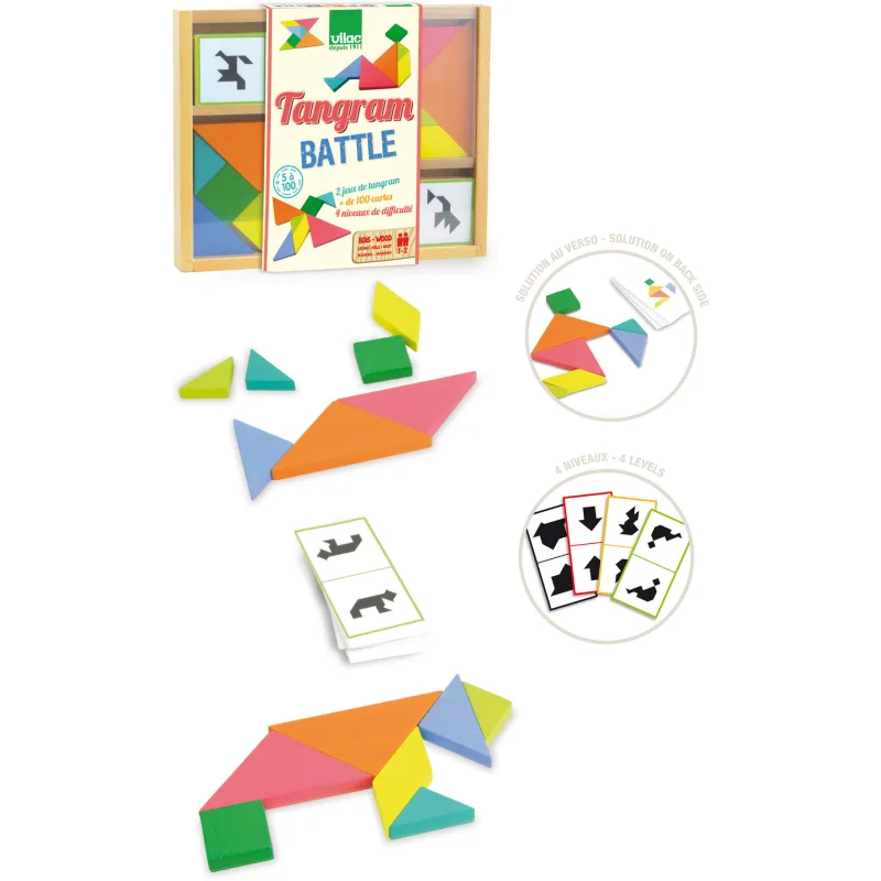 Drevený tangram