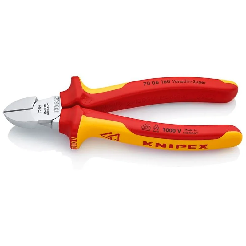 Kliešte KNIPEX 70 06 160 – bočné štípacie, VDE 1000V, 160 mm