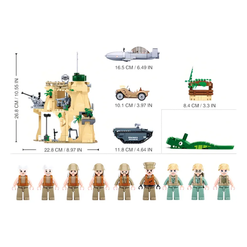 Sluban Army WW2 M38-B1111 Bitka o Iwo Jimu