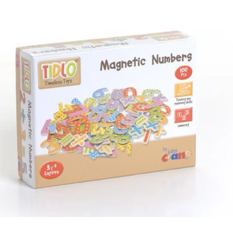 Tidlo Drevené magnetické číslice 100ks
