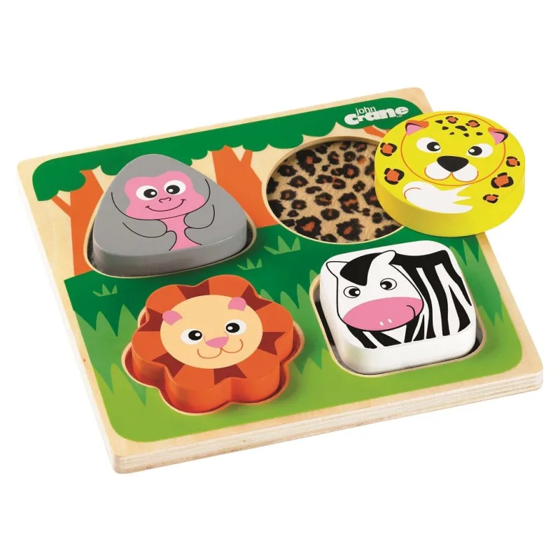 Tidlo Hmatové puzzle Safari