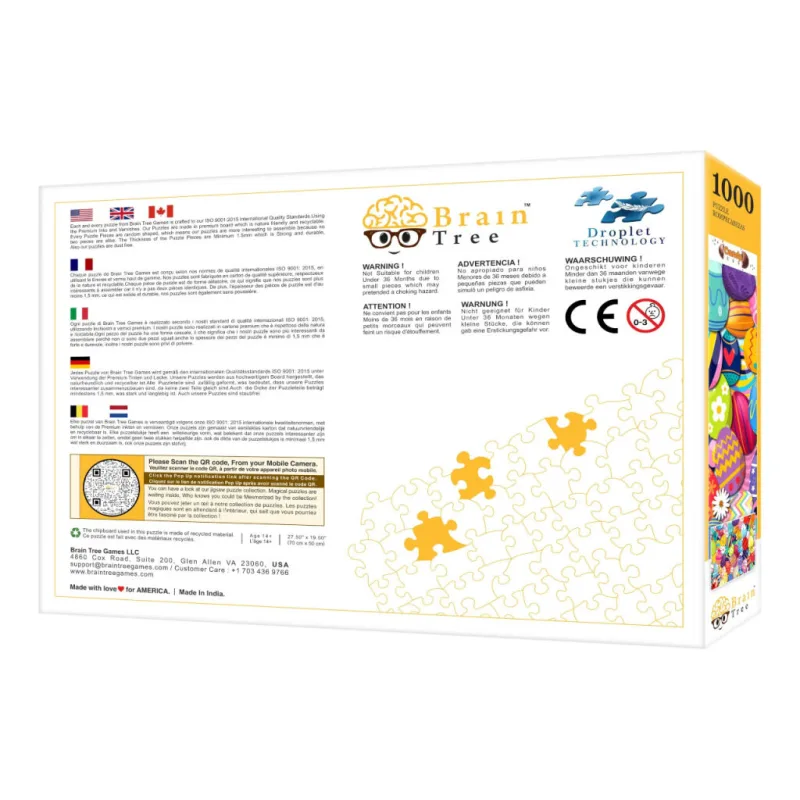 Brain Tree Puzzle Sladké vajíčka 1000 dielikov