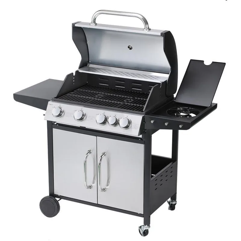 Gril Strend Pro Manresa, BBQ, plynový, 4+1 horáky