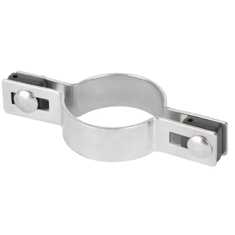 Objímka na okrúhly stĺpik 48 mm, priebežná, pozinkovaná