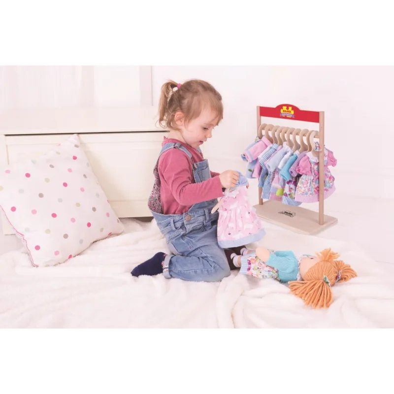 Bigjigs Toys Ružové pyžamo pre bábiku 38 cm