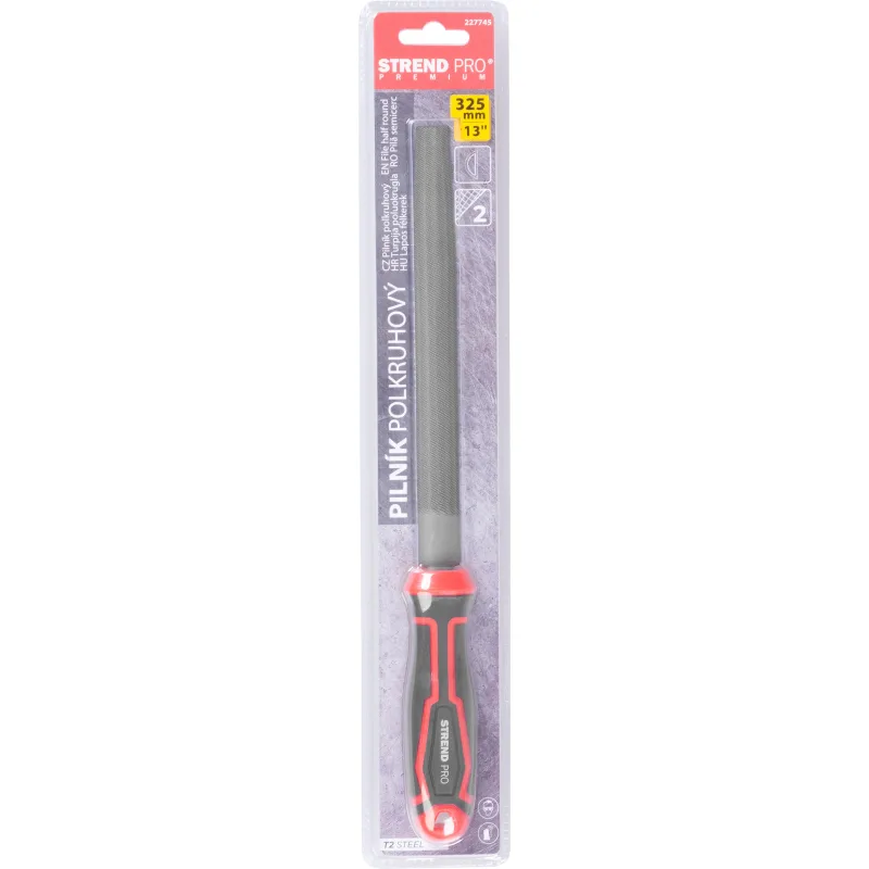 Pilník ComfortGrip DL622, 325 mm, polkruhový