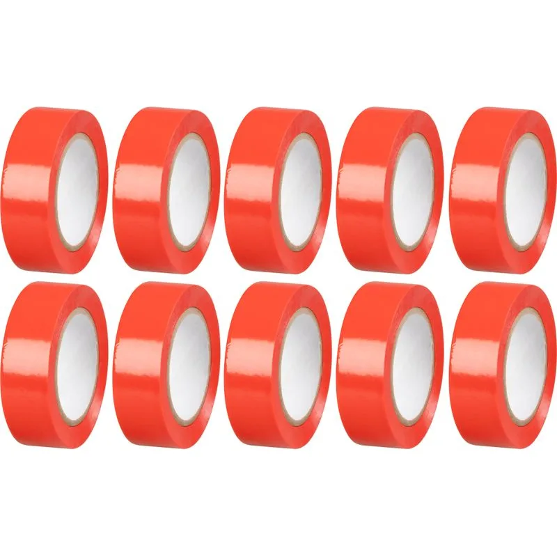 Páska Strend Pro, 19 mm, L-10 m, max. 80°C, 600V, červená, izolačná, lepiaca, PVC, bal. 10 ks