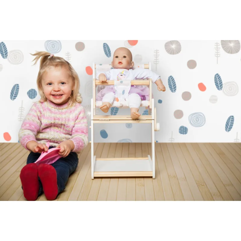 Multifunkčná stolička pre bábiky Little Button