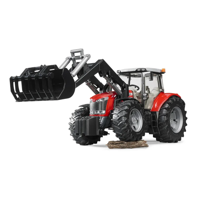 Bruder 3047 Traktor MASSEY FERGUSON + čelný nakladač